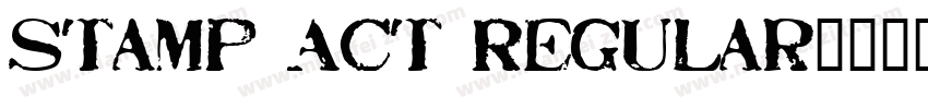Stamp Act Regular字体转换